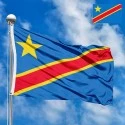 Flag of the Congo (Democratic Republic of the Congo)