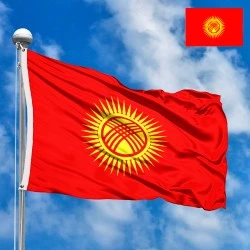 Flag of Kyrgyzstan