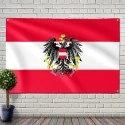 Flag of Austria with coat of arms Flag of Austria with coat of arms
