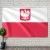 Flag of Poland with coat of arms