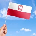 Flag of Poland with coat of arms