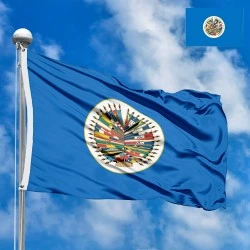 Flagge der Organisation Amerikanischer Staaten