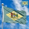Flag of Delaware (US state) Flag of Delaware (US state)