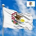 Flag of Illinois (US state) Flag of Illinois (US state)