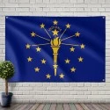Flag of Indiana (US state) Flag of Indiana (US state)