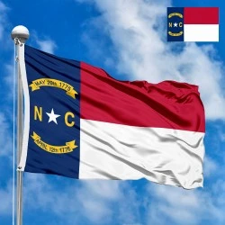 Flagge von North Carolina (US-Bundesstaat)