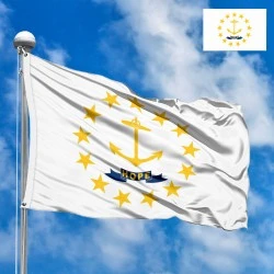 Flagge von Rhode Island (US-Bundesstaat)