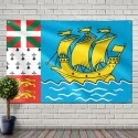 Flag of Saint Pierre and Miquelon (unofficial)