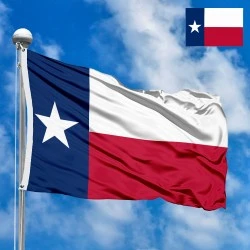 Flagge von Texas (US-Bundesstaat)