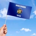 Flag of Wisconsin (US state) Flag of Wisconsin (US state)