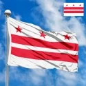 Flagge des District of Columbia USA Flagge des District of Columbia USA
