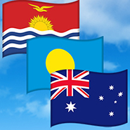 Flaggen von Australien und Ozeanien