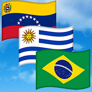 Flaggen Südamerikas