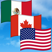 Flaggen von Nordamerika