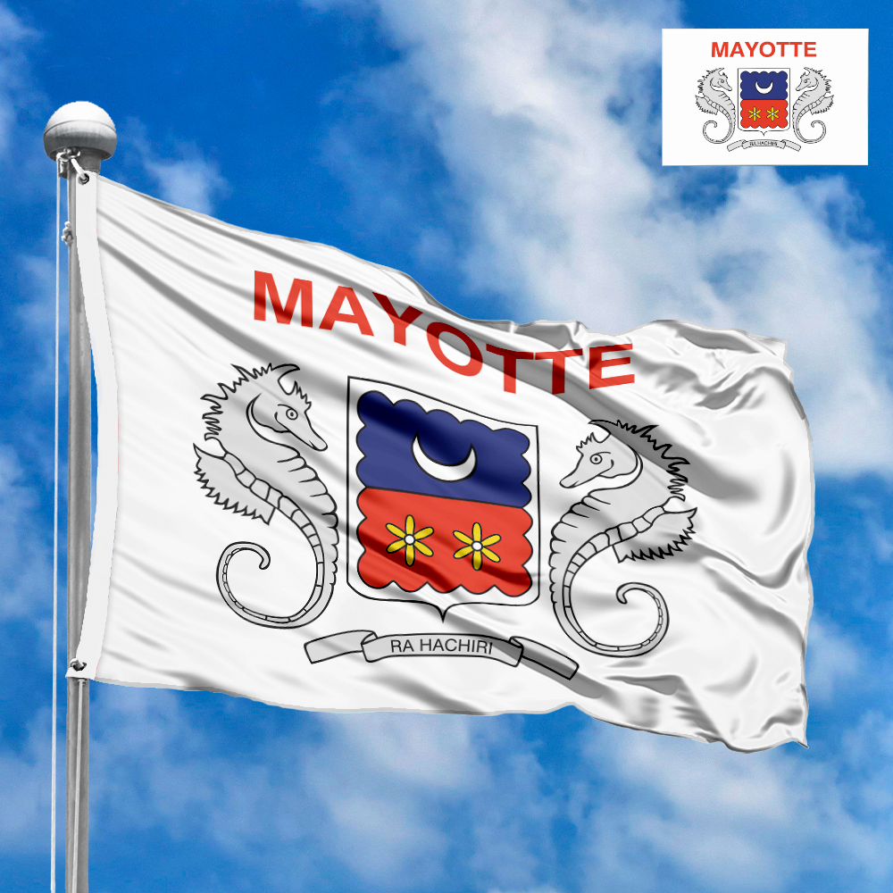 Flag of Mayotte • photo • description 🏁 FlagsSite.com